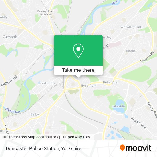 Doncaster Police Station map