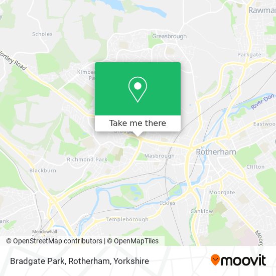 Bradgate Park, Rotherham map