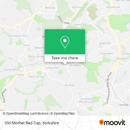 Old Mother Red Cap map