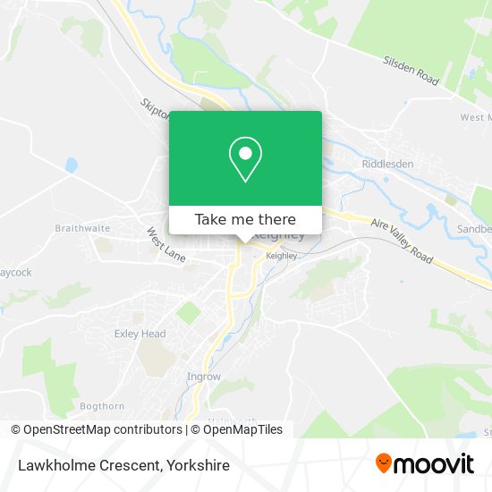 Lawkholme Crescent map