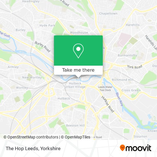 The Hop Leeds map