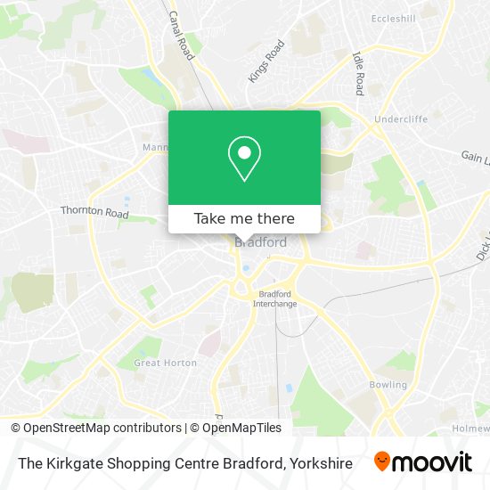 The Kirkgate Shopping Centre Bradford map