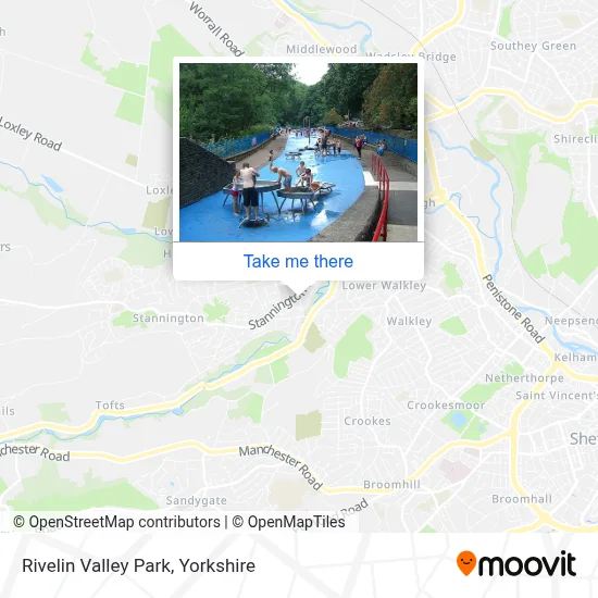 Rivelin Valley Park map