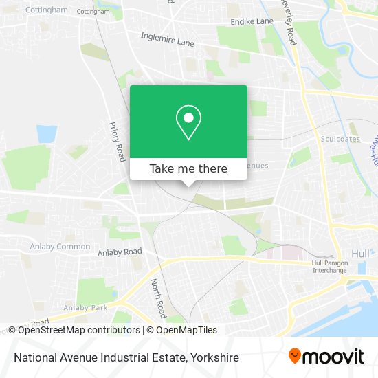 National Avenue Industrial Estate map