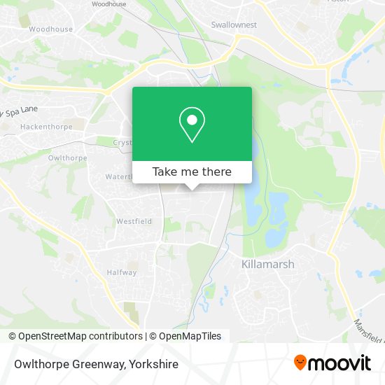 Owlthorpe Greenway map