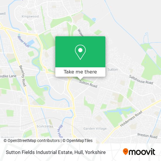 Sutton Fields Industrial Estate, Hull map