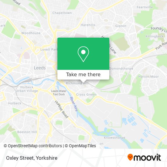 Oxley Street map