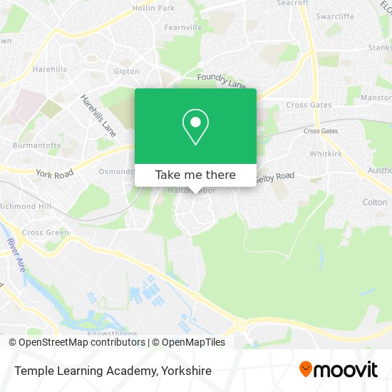 Temple Learning Academy map