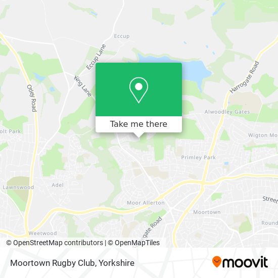 Moortown Rugby Club map