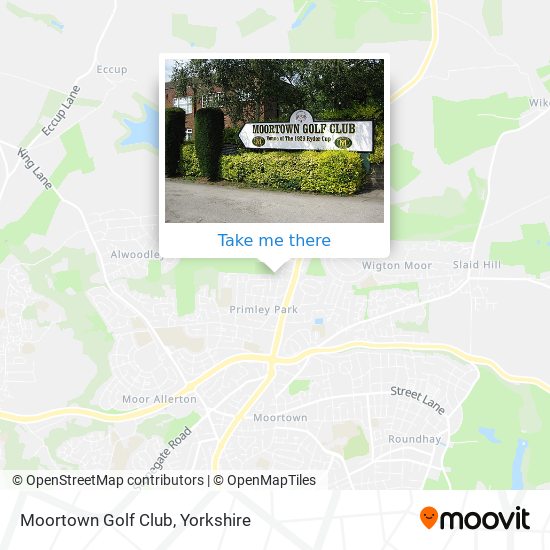 Moortown Golf Club map