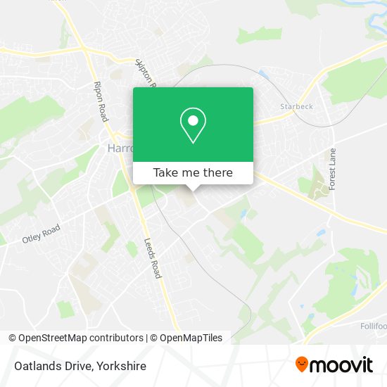 Oatlands Drive map