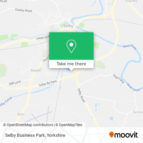 Selby Business Park map