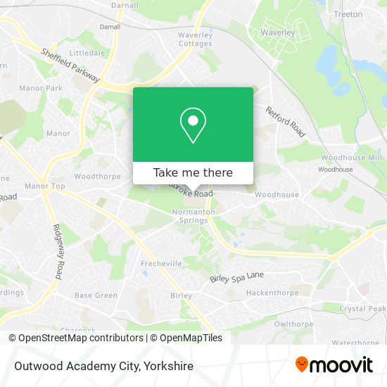 Outwood Academy City map