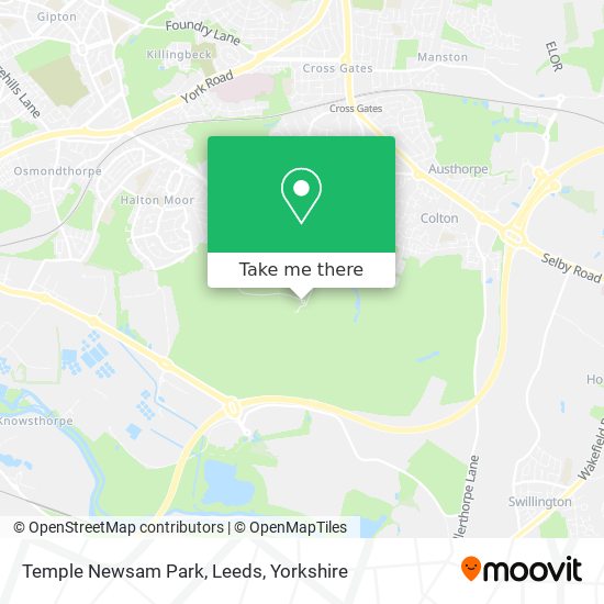 Temple Newsam Park, Leeds map