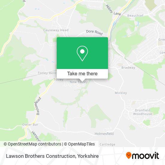 Lawson Brothers Construction map