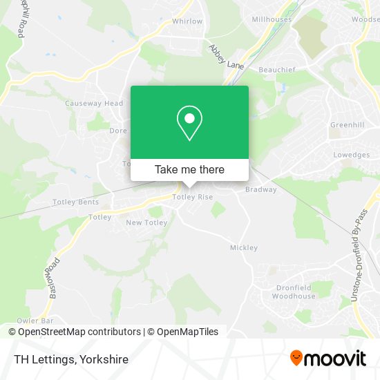 TH Lettings map