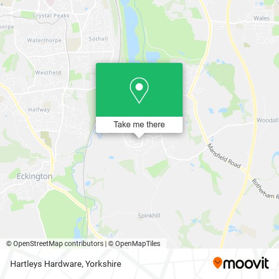 Hartleys Hardware map