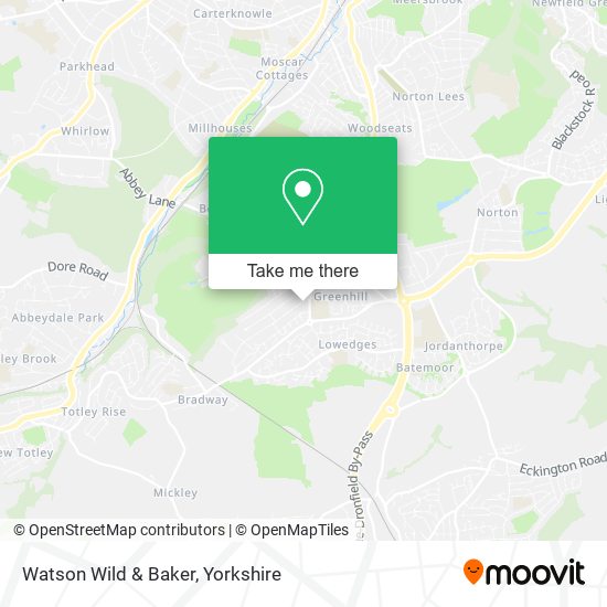 Watson Wild & Baker map