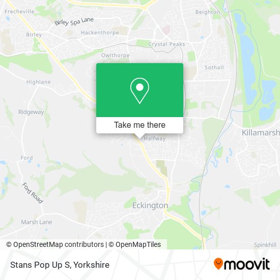 Stans Pop Up S map