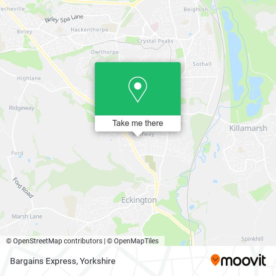 Bargains Express map