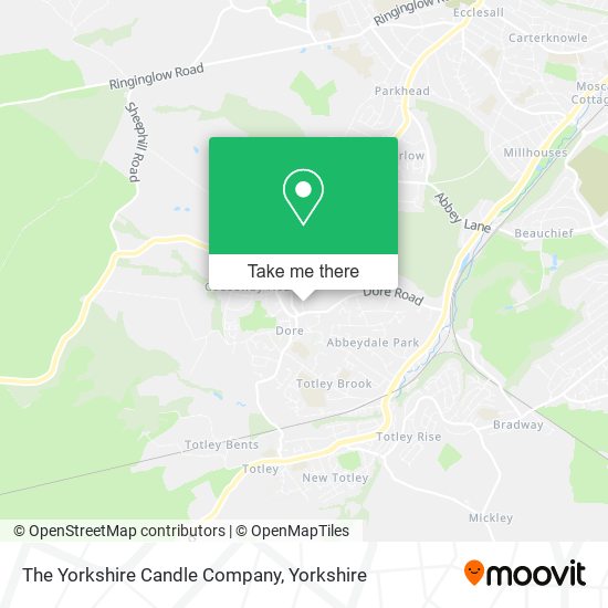 The Yorkshire Candle Company map