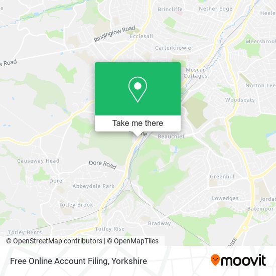 Free Online Account Filing map