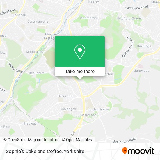 Sophie's Cake and Coffee map