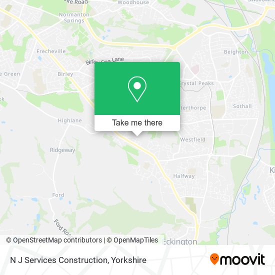 N J Services Construction map