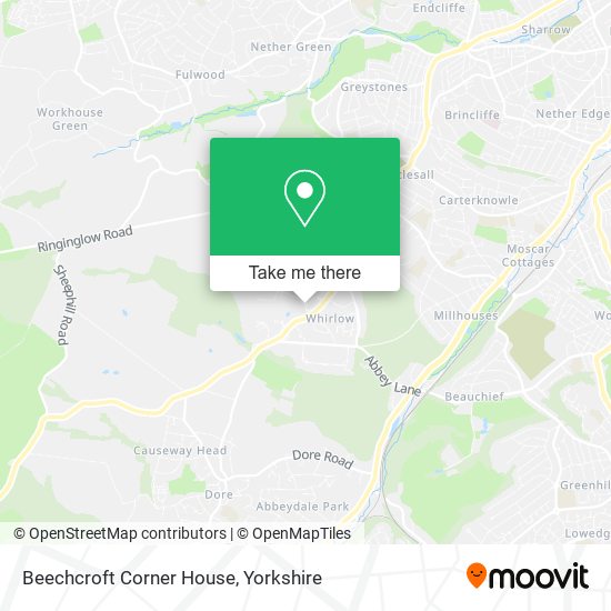 Beechcroft Corner House map