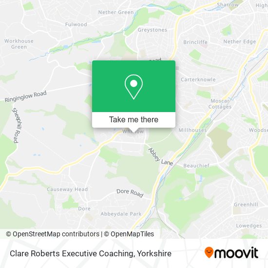 Clare Roberts Executive Coaching map