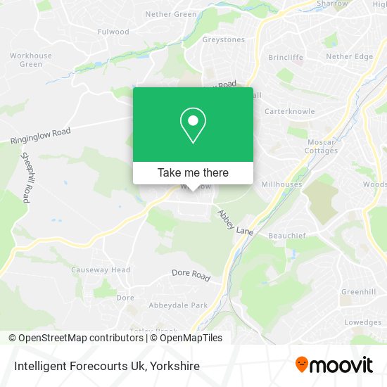 Intelligent Forecourts Uk map