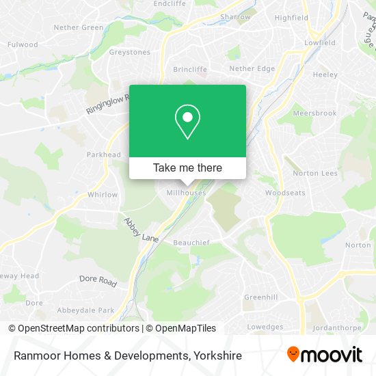 Ranmoor Homes & Developments map