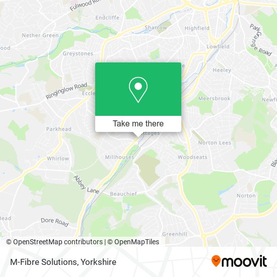 M-Fibre Solutions map