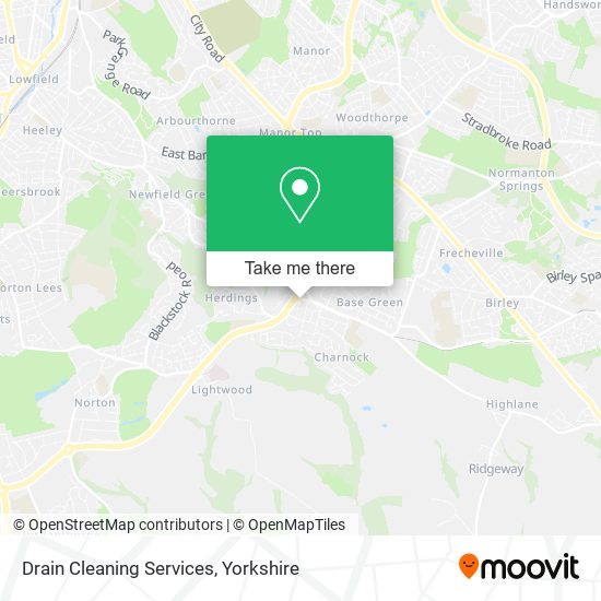 Drain Cleaning Services map