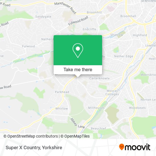 Super X Country map