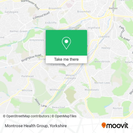 Montrose Health Group map