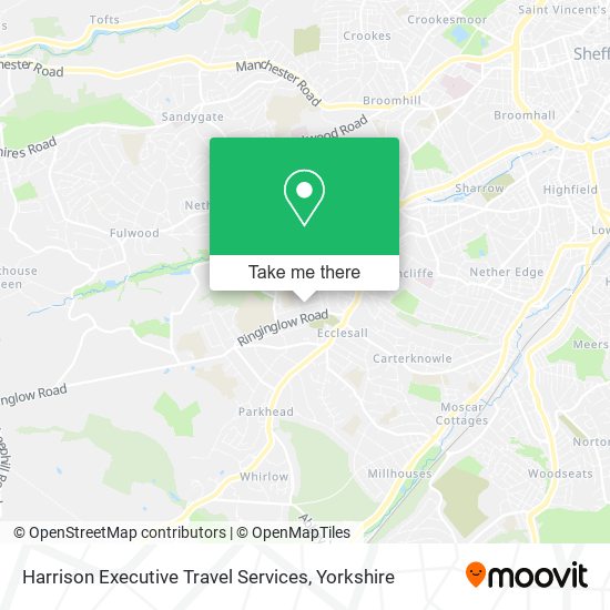 Harrison Executive Travel Services map