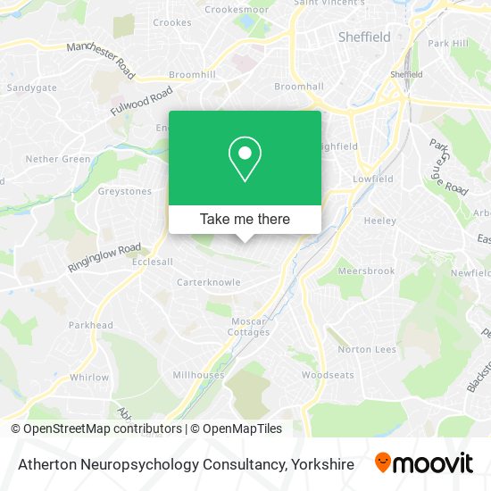 Atherton Neuropsychology Consultancy map