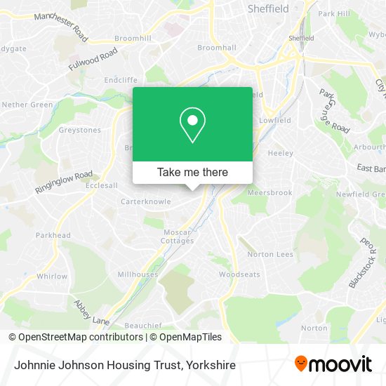 Johnnie Johnson Housing Trust map