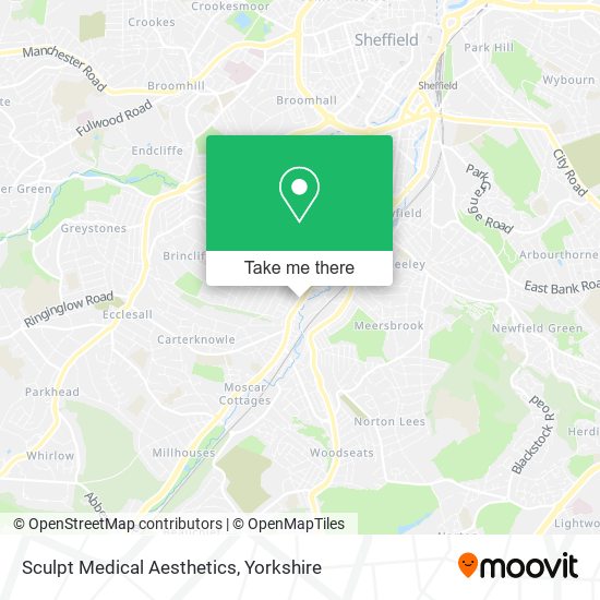 Sculpt Medical Aesthetics map