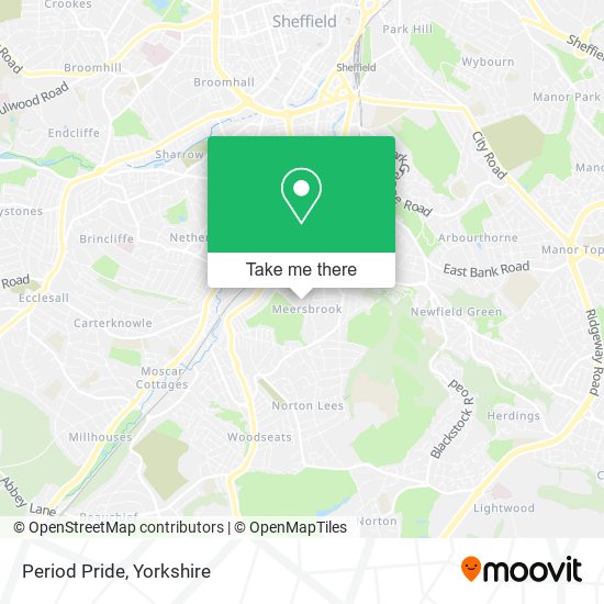 Period Pride map