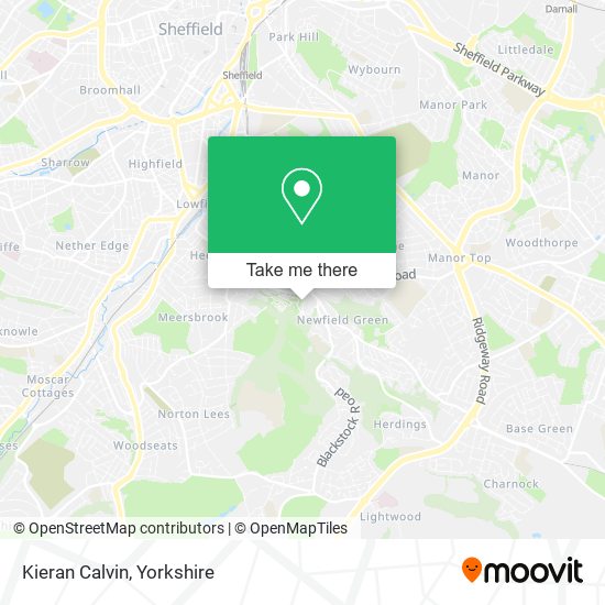Kieran Calvin map
