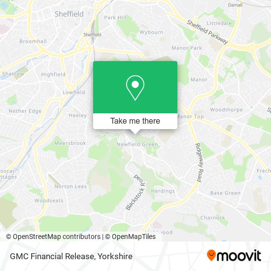 GMC Financial Release map