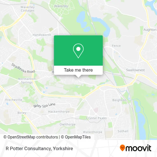 R Potter Consultancy map