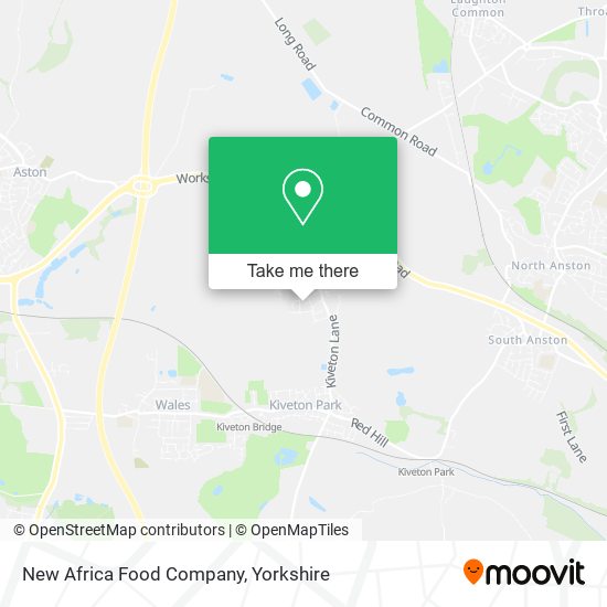 New Africa Food Company map