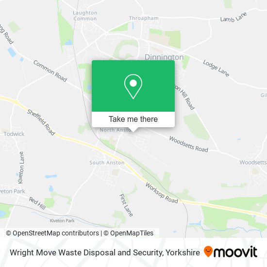 Wright Move Waste Disposal and Security map
