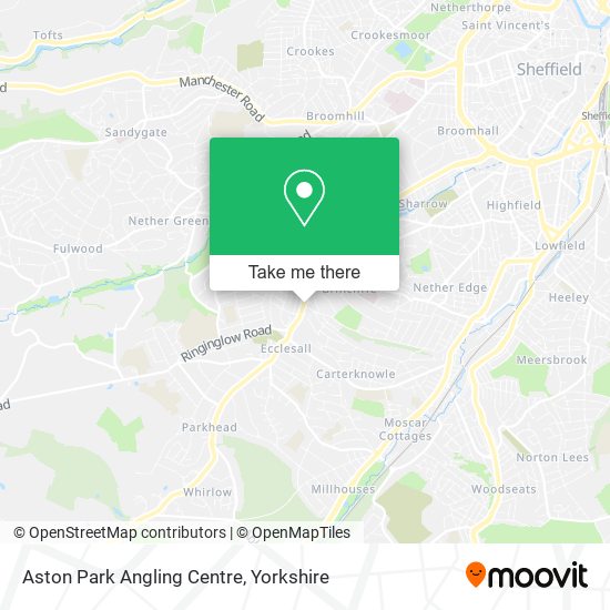 Aston Park Angling Centre map