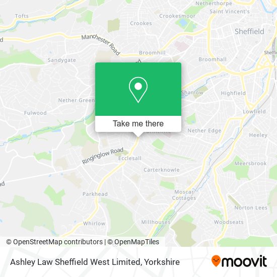 Ashley Law Sheffield West Limited map