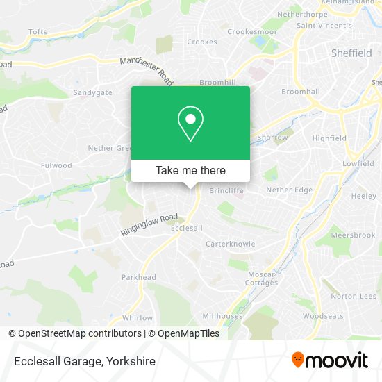 Ecclesall Garage map