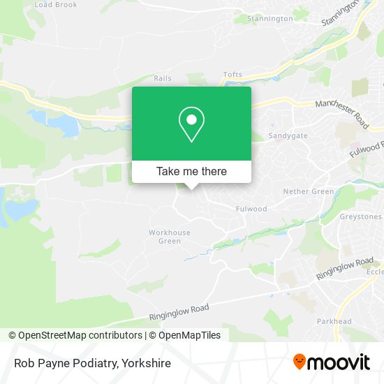 Rob Payne Podiatry map